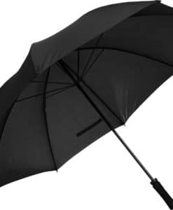 Grand kvalitets paraply med 131 cm skærm og windproof konstruktion