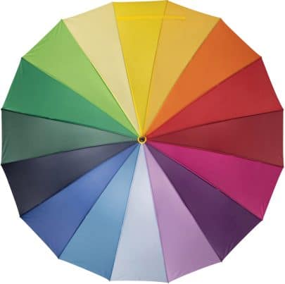 Stor regnbue paraply