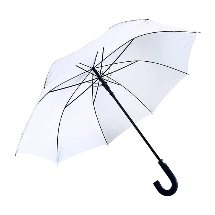 Se Hvid paraply bryllup eller fotoshow hurtig GLS fragt - Luna hos Paraplybutik.dk