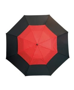 Stor rød paraply