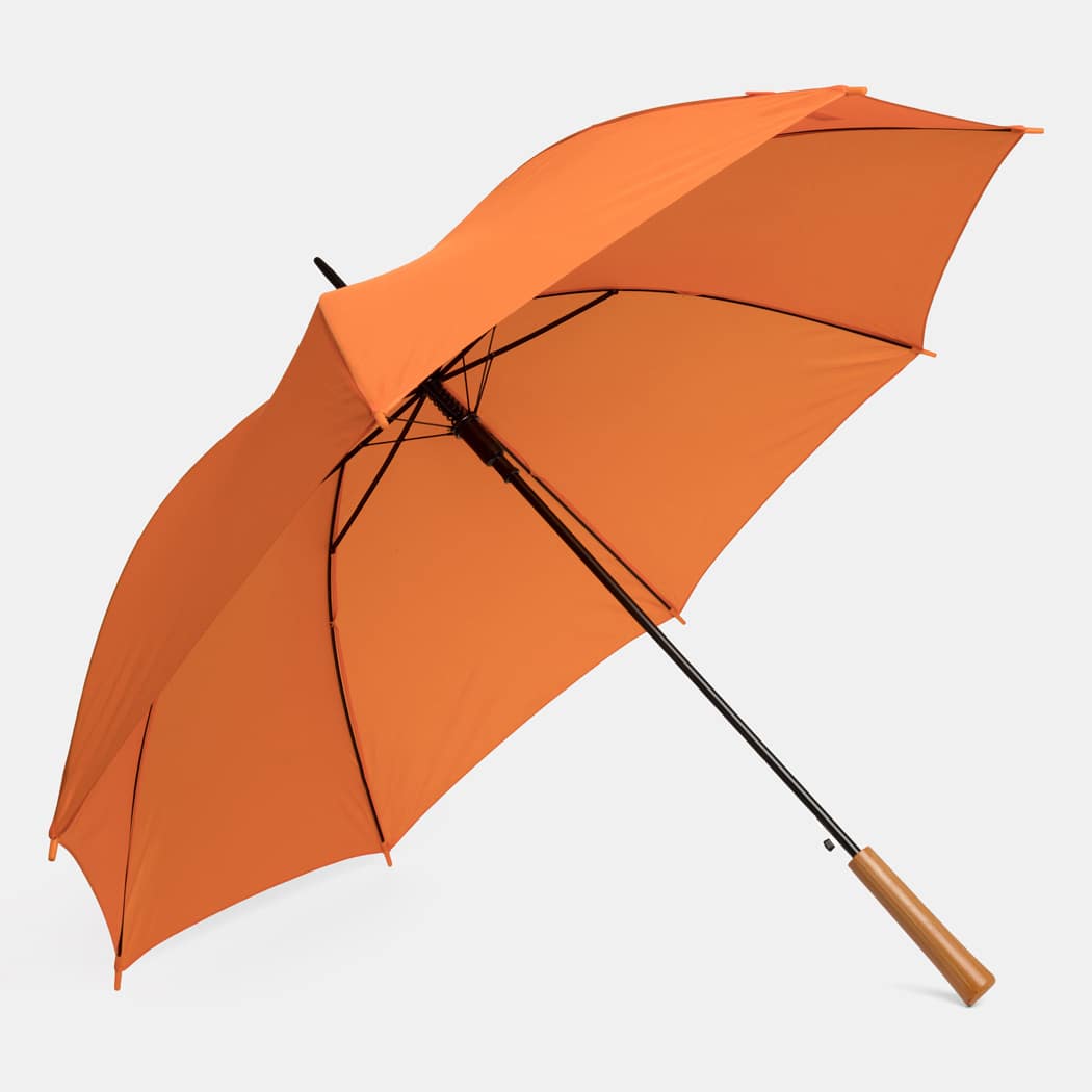 Billige paraply orange Farverig Paraply til kun 99 kr- Ella