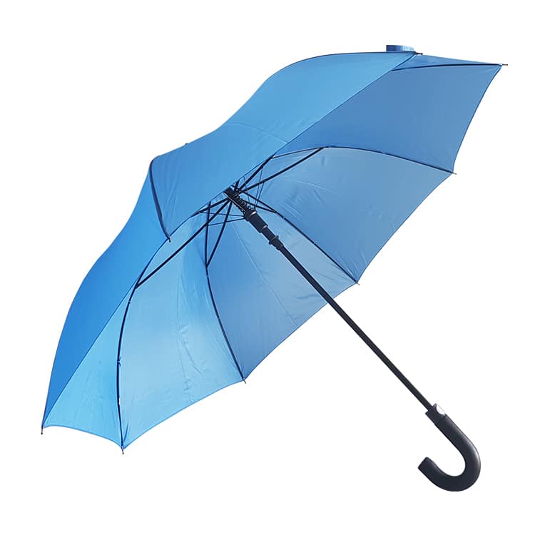 Se Lyseblå paraply i havets farve billigt her - Luna hos Paraplybutik.dk