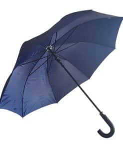 stor blå paraply