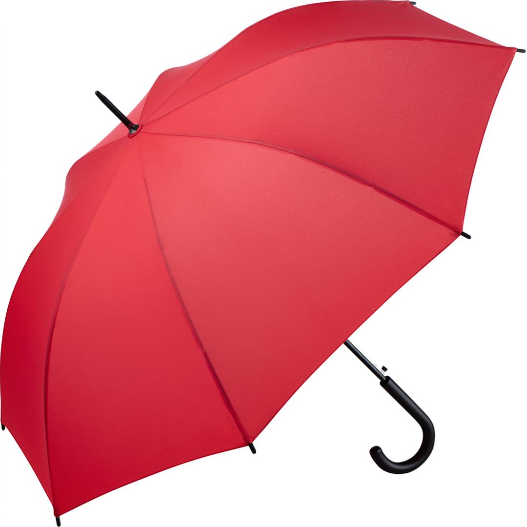 Billede af Billig rød paraply praktisk automatisk paraply - Agnes