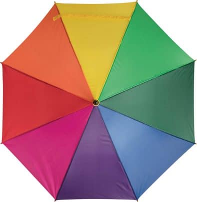 multifarvet paraply