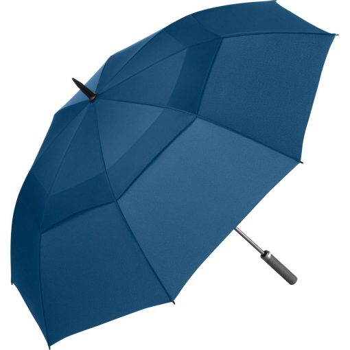 blå golf paraply