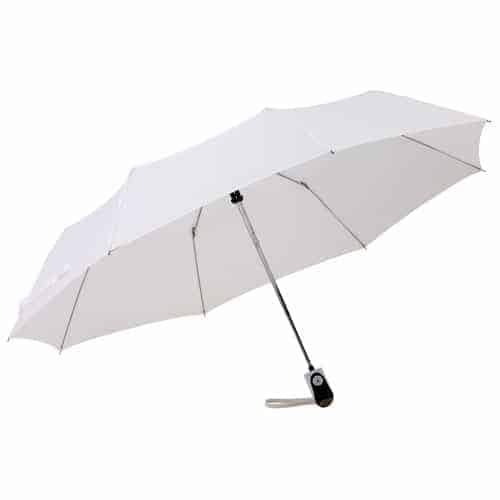 kompakt hvid paraply