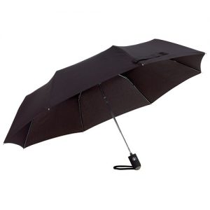 kompakt sort paraply