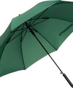 Stor mørke grøn paraply