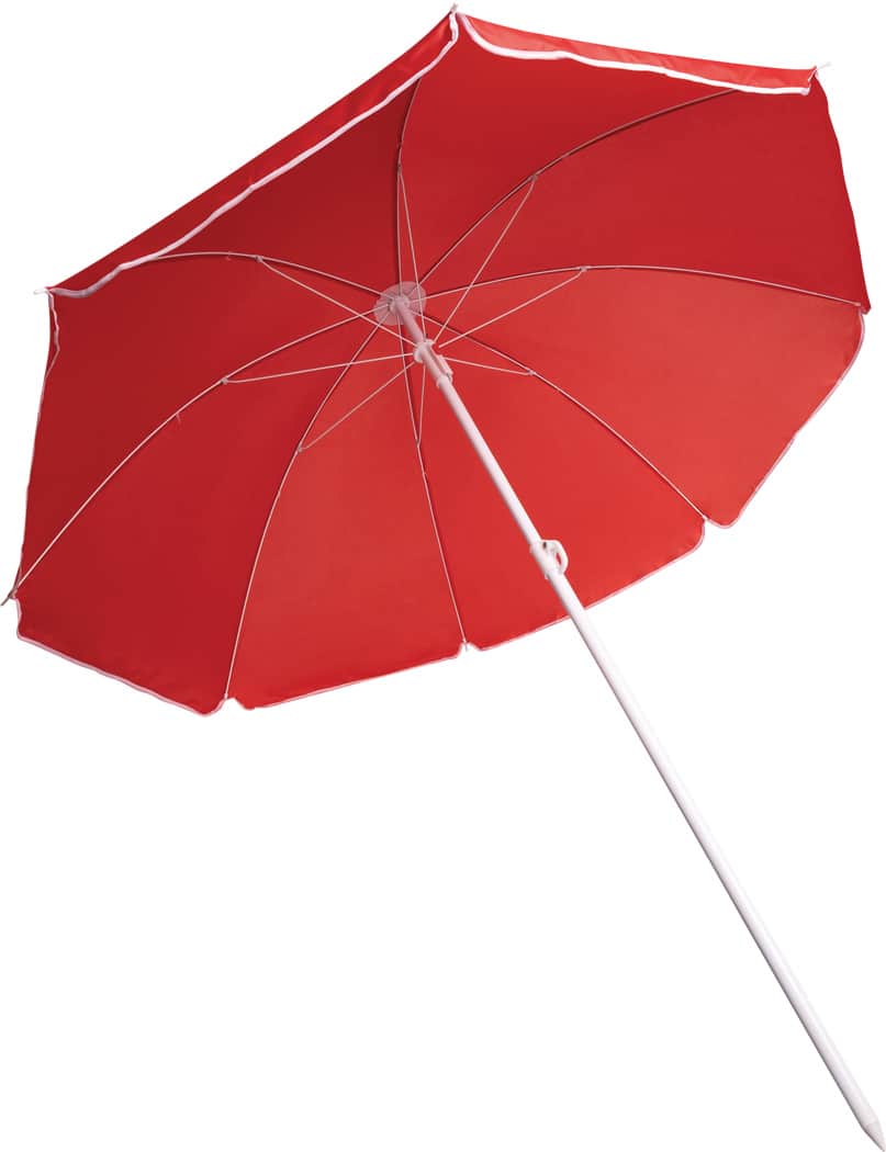 Parasoller - Rød - 145 cm i diameter - Paraplybutik.dk