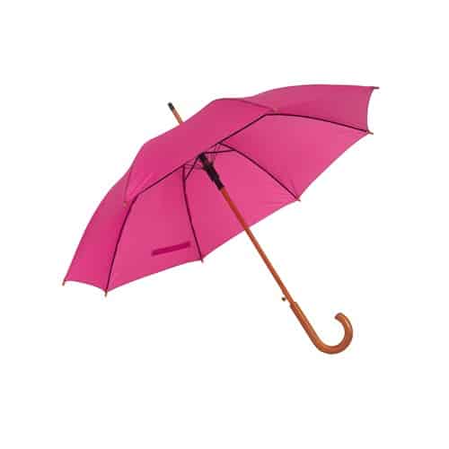 Mørk pink paraply en automatisk & billig paraply - Oscar