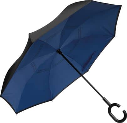 Omvendt paraply blå