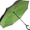 Lime grøn omvendt paraply