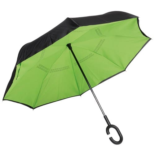 lime grøn omvendt paraply