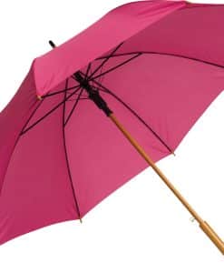 Mørk pink paraply