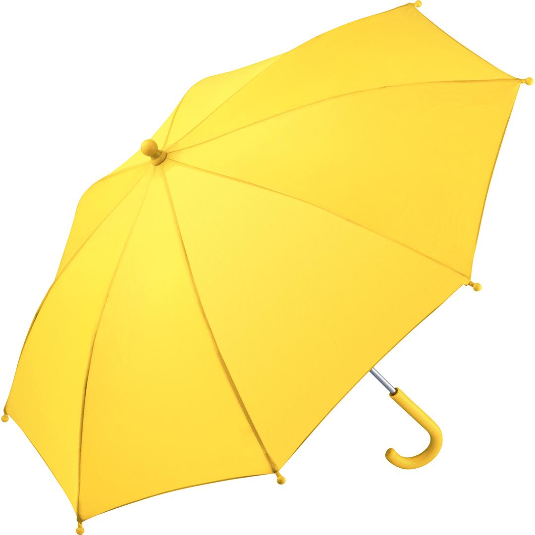 Børneparaply gul perfekt til børne hænder - Malthe