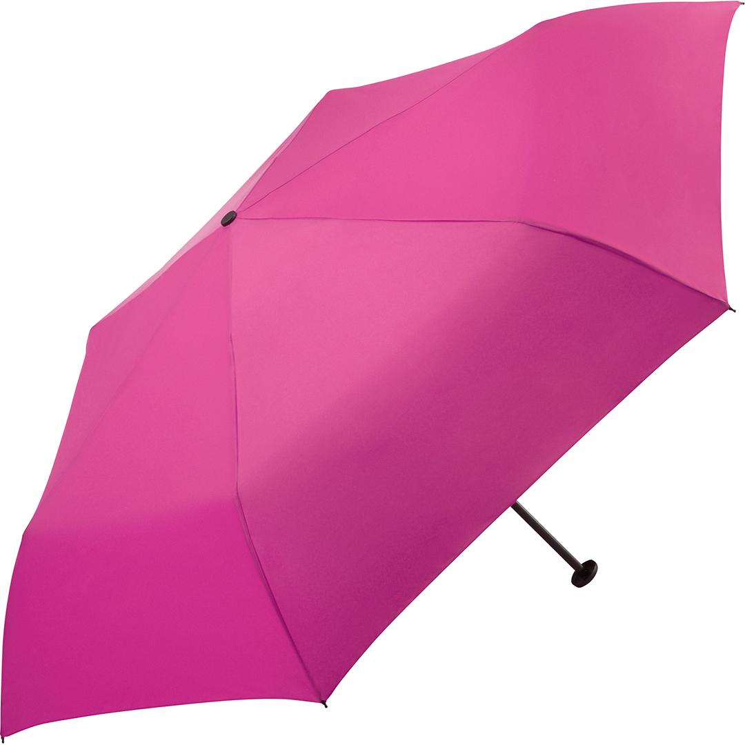 Se Ultra lille paraply Magenta kun 95 gram og 20 cm - Ultra let hos Paraplybutik.dk