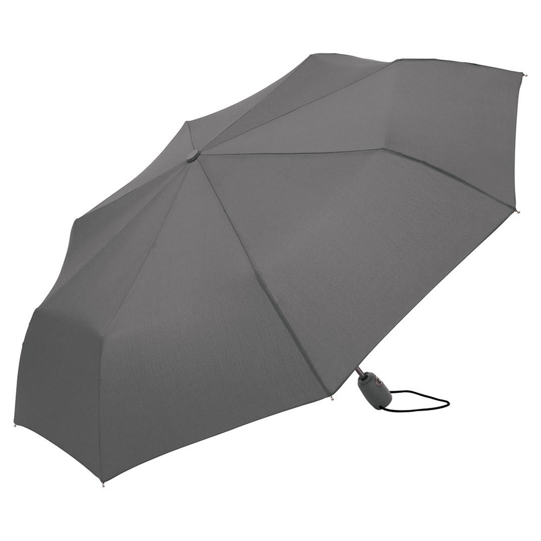 Taskeparaply - Grå - 97 cm i diameter - Paraplybutik.dk