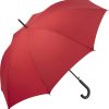 stor rød paraply