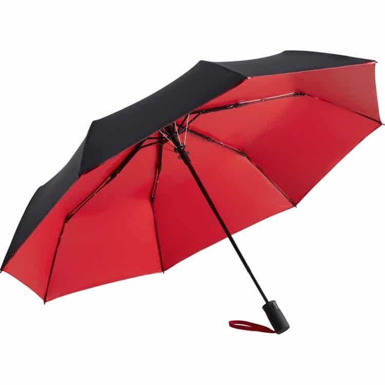 Foldbare paraplyer - Rød - 100 cm i diameter - Paraplybutik.dk