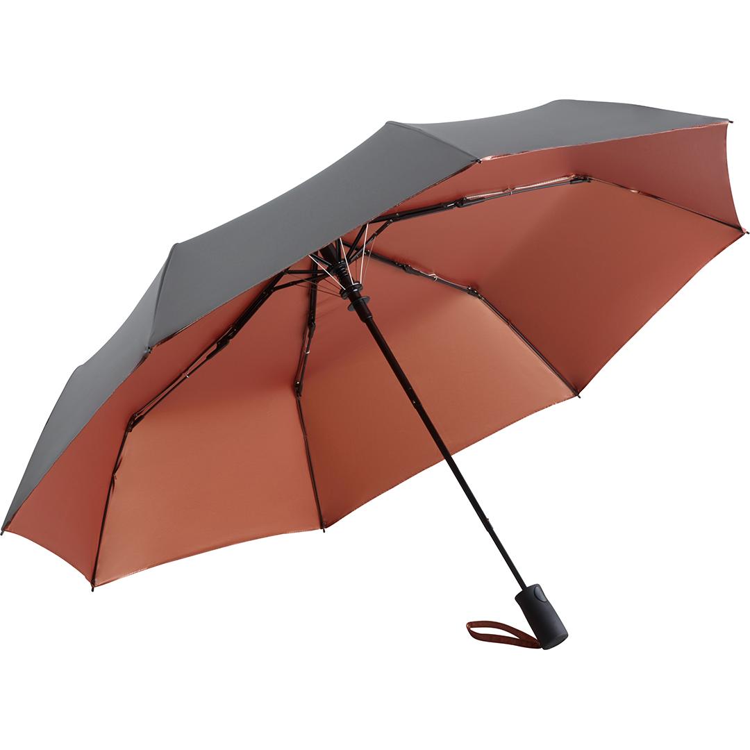 Luksus Paraply - Grå - 100 cm i diameter - Paraplybutik.dk
