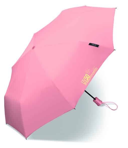 laksefarvet uv paraply